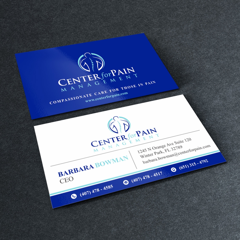 Center for Pain Management logo design by Kindo