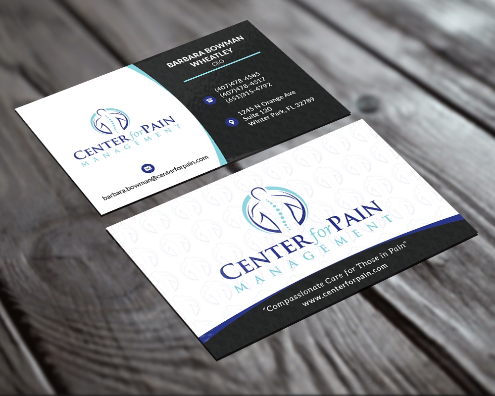 Center for Pain Management logo design by MastersDesigns