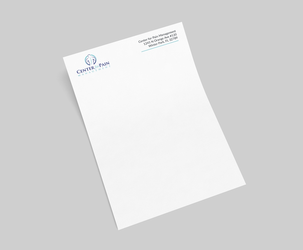 Center for Pain Management logo design by akilis13