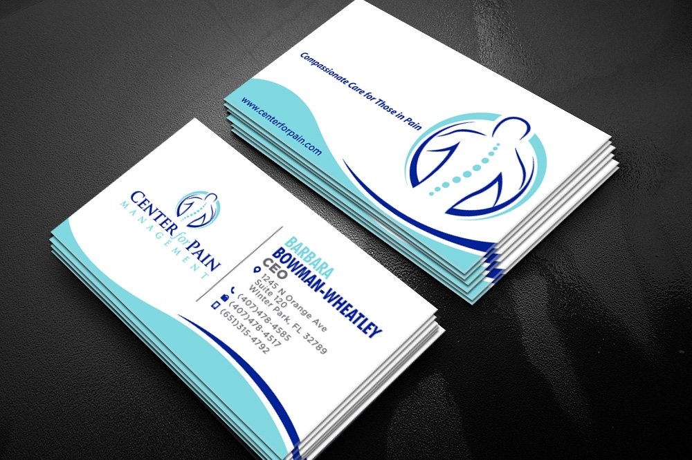 Center for Pain Management logo design by scriotx