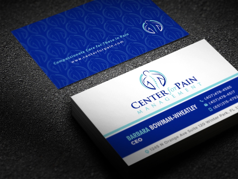 Center for Pain Management logo design by scriotx