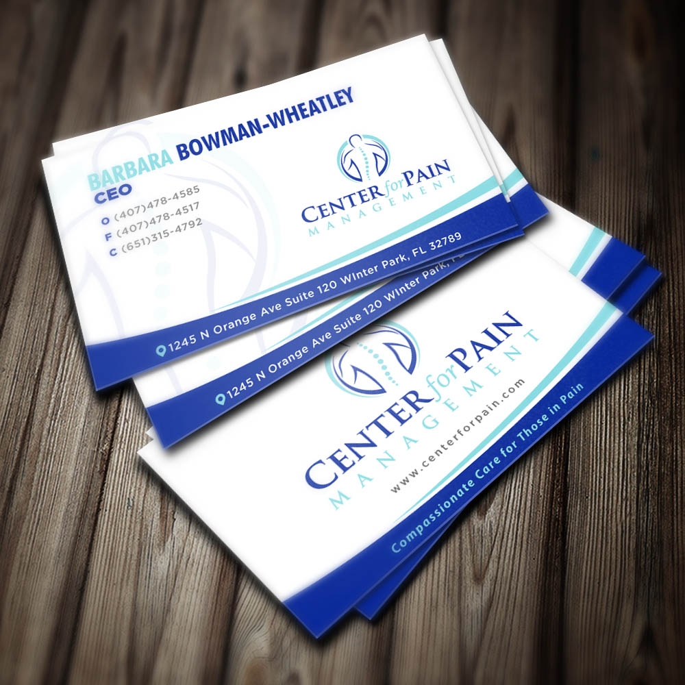 Center for Pain Management logo design by scriotx