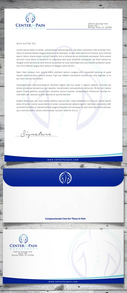 Center for Pain Management logo design by scriotx