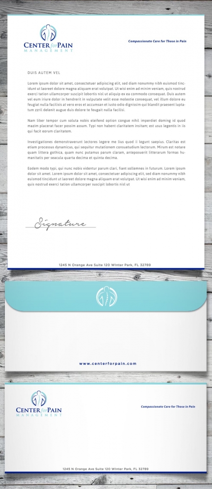 Center for Pain Management logo design by scriotx