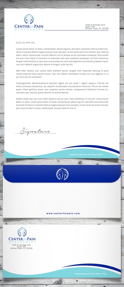 Center for Pain Management logo design by scriotx