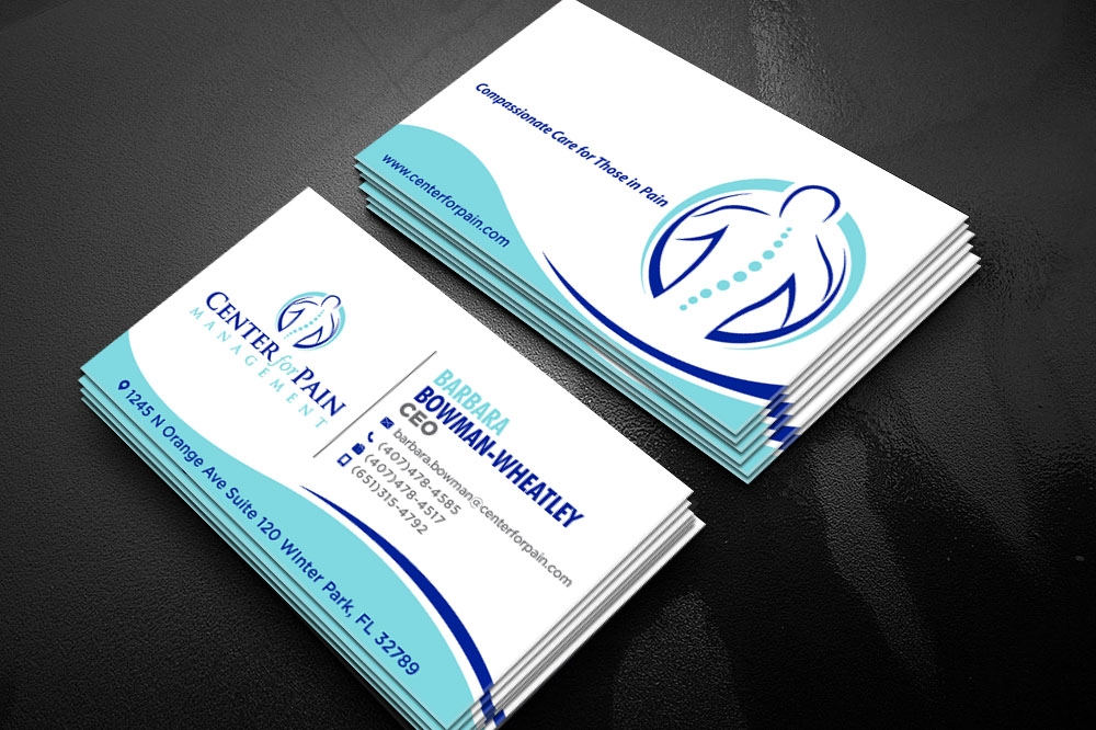 Center for Pain Management logo design by scriotx