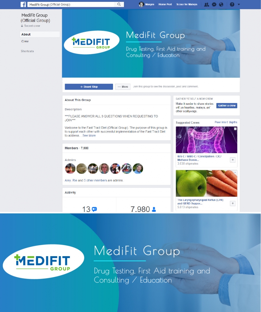 MediFit Group logo design by marodadi