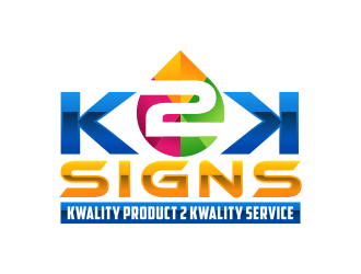 K2K SIGNS logo design by semar