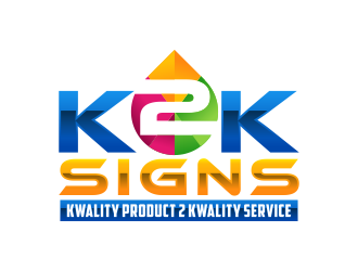 K2K SIGNS logo design by semar