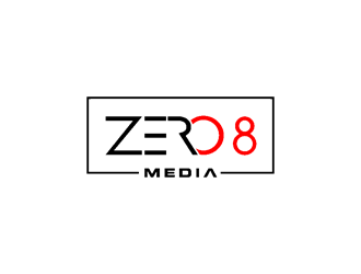 Zero 8 Media logo design by coco