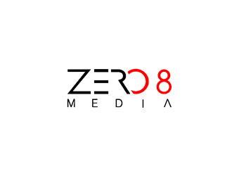 Zero 8 Media logo design by coco