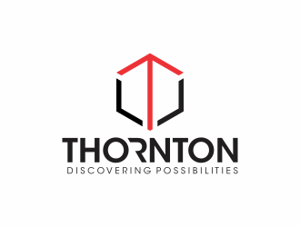 THORNTON - Discovering Possibilities logo design by perspective