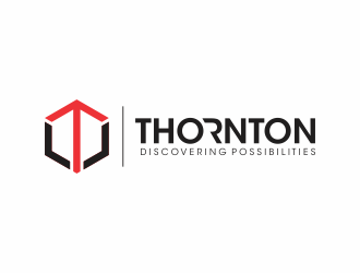 THORNTON - Discovering Possibilities logo design by perspective