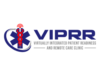 Virtually Integrated Patient Readiness and Remote Care (VIPRR) Clinic logo design by akilis13