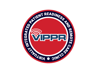 Virtually Integrated Patient Readiness and Remote Care (VIPRR) Clinic logo design by IanGAB
