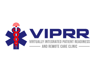 Virtually Integrated Patient Readiness and Remote Care (VIPRR) Clinic logo design by akilis13