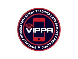 Virtually Integrated Patient Readiness and Remote Care (VIPRR) Clinic logo design by IanGAB