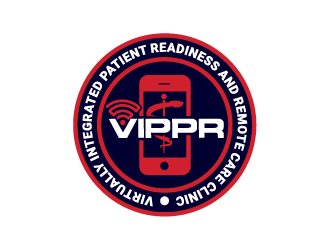 Virtually Integrated Patient Readiness and Remote Care (VIPRR) Clinic logo design by IanGAB
