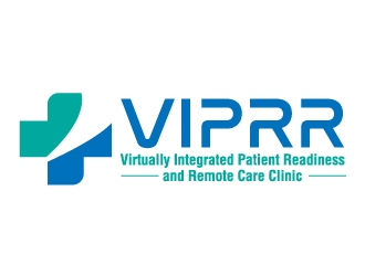 Virtually Integrated Patient Readiness and Remote Care (VIPRR) Clinic logo design by jaize