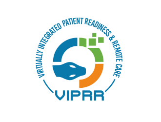 Virtually Integrated Patient Readiness and Remote Care (VIPRR) Clinic logo design by YONK