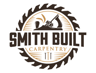 Smith Built Carpentry logo design by akilis13