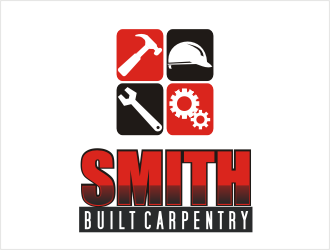 Smith Built Carpentry logo design by bunda_shaquilla