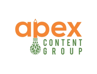 Apex Content Group logo design by rokenrol