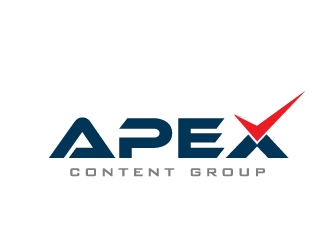 Apex Content Group logo design by Marianne