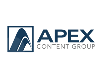 Apex Content Group logo design by kunejo