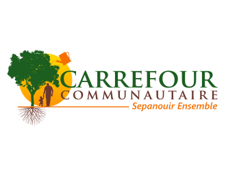 Carrefour communautaire -Sépanouir ensemble logo design by Dakon