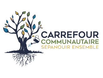 Carrefour communautaire -Sépanouir ensemble logo design by schiena