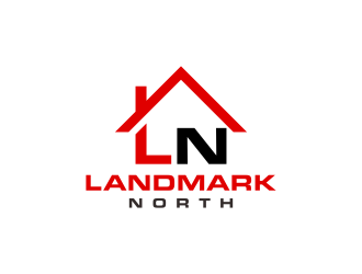 Landmark North logo design by FriZign