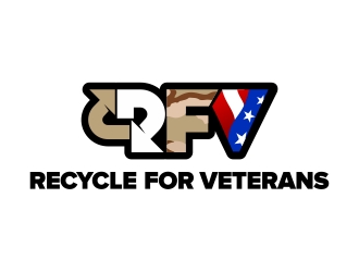 Recycle For Veterans (RFV) logo design by sgt.trigger
