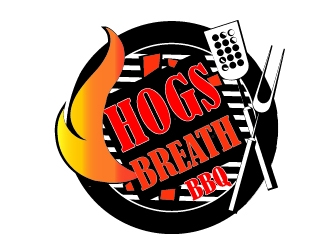 HOGS BREATH BBQ  logo design by ruthracam