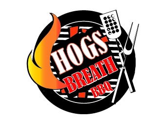 HOGS BREATH BBQ  logo design by ruthracam