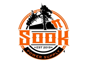 Sooke power supply logo design by DreamLogoDesign