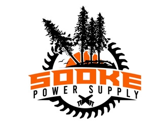 Sooke power supply logo design by DreamLogoDesign
