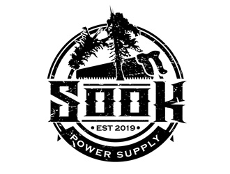 Sooke power supply logo design by DreamLogoDesign