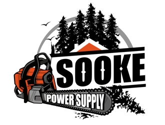 Sooke power supply logo design by DreamLogoDesign
