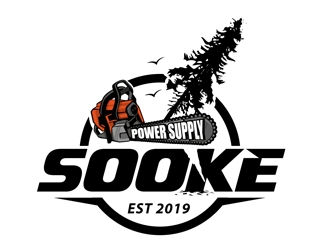 Sooke power supply logo design by DreamLogoDesign