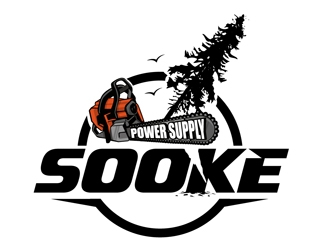 Sooke power supply logo design by DreamLogoDesign