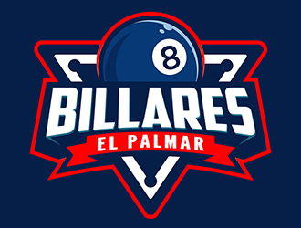 Billares El Palmar logo design by Optimus