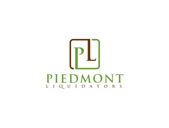 Piedmont Liquidators logo design by bricton