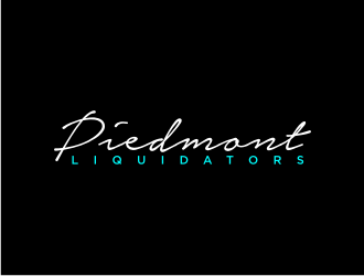 Piedmont Liquidators logo design by bricton