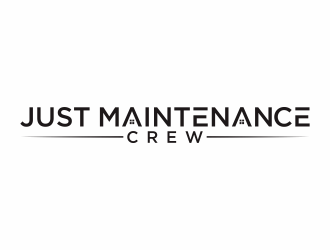 JUST MAINTENANCE CREW logo design by luckyprasetyo