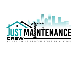 JUST MAINTENANCE CREW logo design by DreamLogoDesign