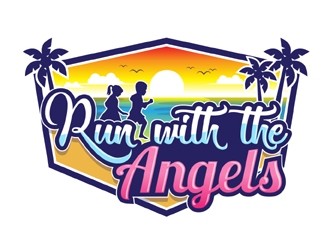 Run with the Angels logo design by MAXR