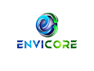 EnviCore logo design by 3Dlogos