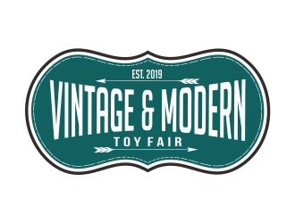 Vintage and Modern Toy Fair logo design by Girly