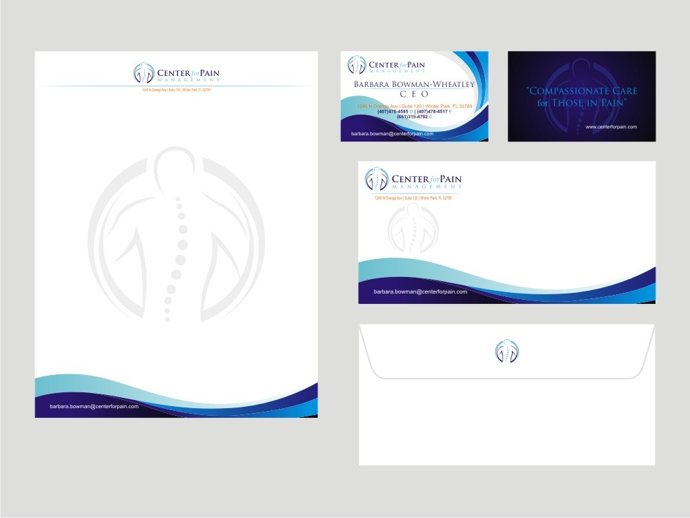 Center for Pain Management logo design by Gito Kahana